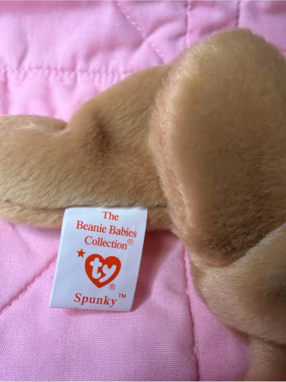 Ty The Beanie Babies Collection Spunky Dog Plush Toy Vintage 1997
